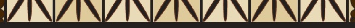 A banner of tapa cloth pattern