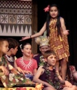 Cast of Sapai and the Yam Snatchers performing a sasa dance