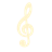 A treble clef